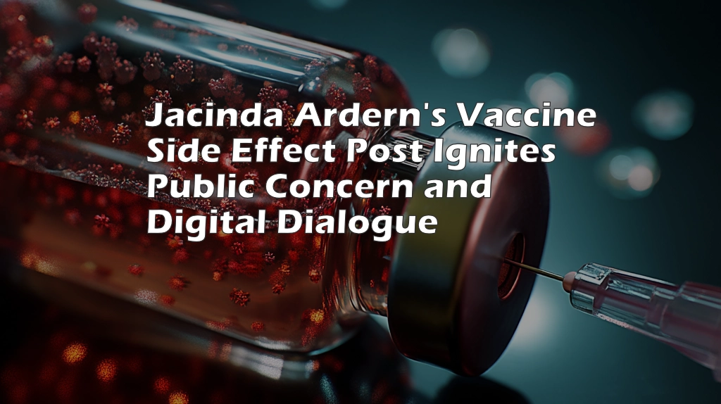 Jacinda Ardern’s Vaccine Side Effect Post Ignites Public Concern and Digital Dialogue