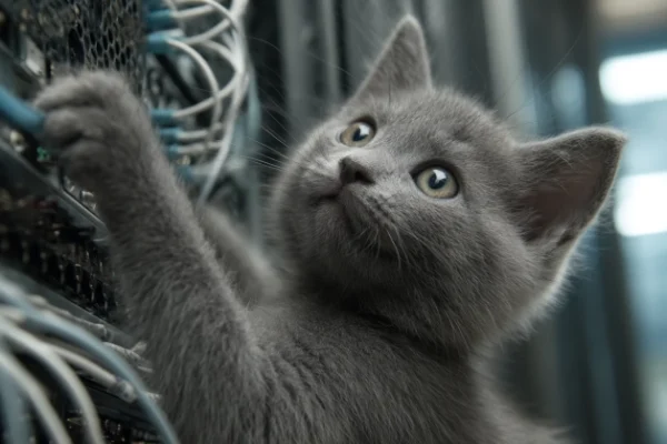 Kittens In Server Rooms.. and as Land Sharks