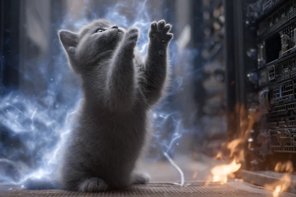 The Server Kitten has been Playing