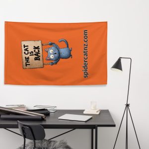The Cat is Back Flag