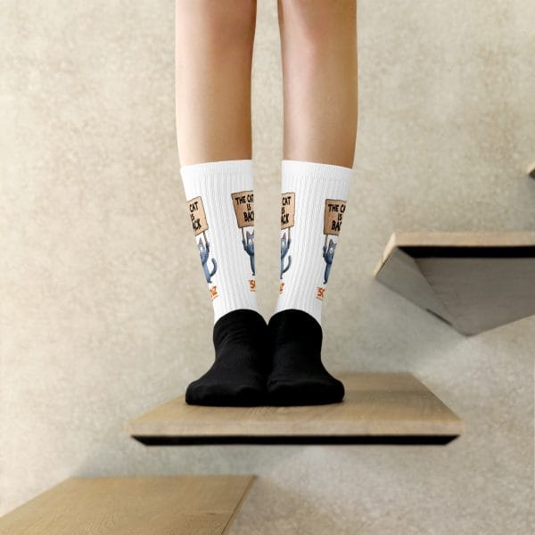 The Cat is Back Socks