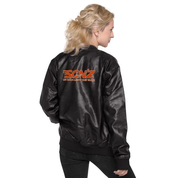 SCNZ Leather Bomber Jacket