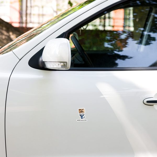The Cat is Back Stickers
