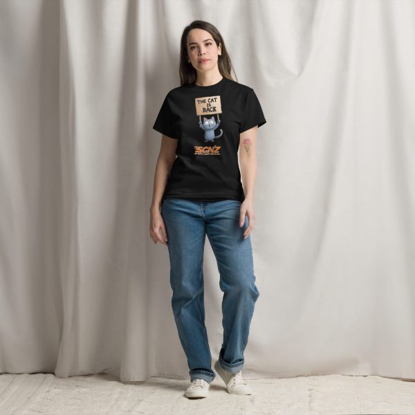 The Cat is Back Unisex classic tee
