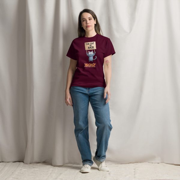 The Cat is Back Unisex classic tee