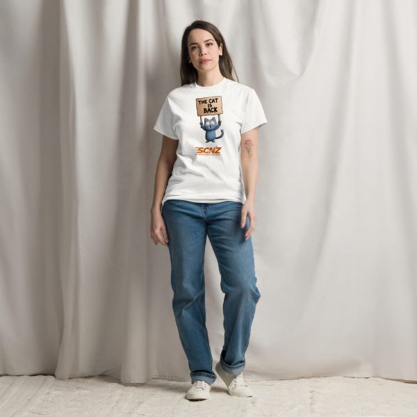 The Cat is Back Unisex classic tee