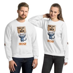 The Cat is Back Unisex Sweatshirt