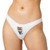 The Cat is Back Recycled V-cut bikini bottom